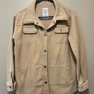 Eddie Bauer Cream Teddy Jacket